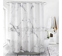 Штора для ванной Carnation Home Fashions Marble 180x200 white