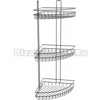 Полка Fora Masto FOR-DIM152B 3-ярусная, угловая