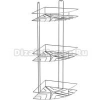 Полка Fora Star FOR-DIM123 3-ярусная, угловая