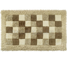 Коврик Fora 1845-1 100N 100х60 см, шахматы, бежевый