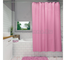 Штора для ванной Fora 001-В 180х180 см, розовая