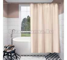 Штора для ванной Fora 002-A 180х180 см, бежевая