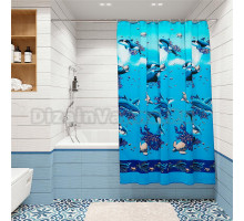 Штора для ванной Fora PH60 180х180 см, косатки
