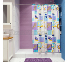 Штора для ванной Fora PH62 180х180 см, штурвал