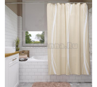 Штора для ванной Fora FOR-LN202 180x180, бежевая