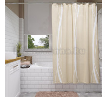 Штора для ванной Fora FOR-LN202 180x180, бежевая