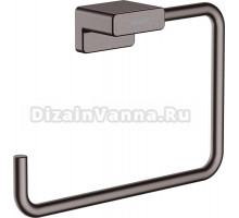 Полотенцедержатель Hansgrohe AddStoris 41754340 шлифованный черный хром