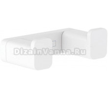 Крючок Hansgrohe AddStoris 41755700 двойной, матовый белый