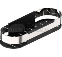 Полка IDDIS Optima Home SHE12SBi44 для душа, черная