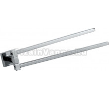 Полотенцедержатель Jaquar Kubix Prime AKP-CHR-35715P с двойной штангой