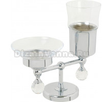 Стакан Migliore Amerida ML.AMR-60.410.CR с мыльницей, хром