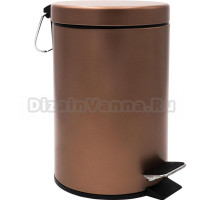 Мусорное ведро Ridder Ed 2170638 3 л, коричневый металлик