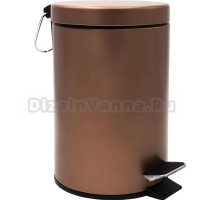 Мусорное ведро Ridder Ed 2170838 5 л, коричневый металлик