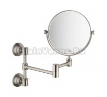 Настенное косметическое зеркало Axor Montreux 42090820, с увеличением, шлифованный никель