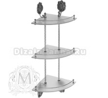 Полка с галереей Migliore Cleopatra ML.CLE-60.763.CR хром