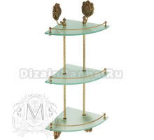 Полка с галереей Migliore Cleopatra ML.CLE-60.763.BR бронза