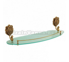 Полка с галереей Migliore Cleopatra ML.CLE-60.720.BR бронза