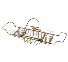 Полка-решетка с книжной подставкой Migliore Complementi ML.COM.BR-50.171 - бронза