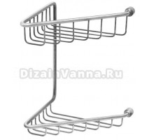 Полка-решетка двойная Migliore Complementi ML.COM.CR-50.112.CR - хром