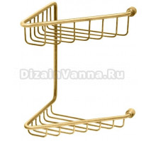 Полка-решетка двойная Migliore Complementi ML.COM.DO-50.112.DO - золото