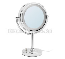 Зеркало косметическое Raiber RMM-1114,  с LED подсветкой, хром
