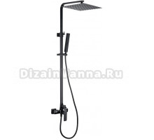 Душевая стойка Allen Brau Infinity 5.21012-31 чёрный матовый