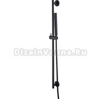 Душевой гарнитур Allen Brau Priority 5.31010-31 чёрный матовый