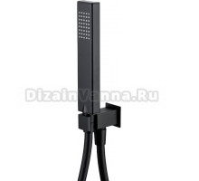 Душевой гарнитур Allen Brau Infinity 5.21021-31 чёрный матовый