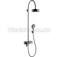 Душевая стойка Axor Citterio 39620330 полированный чёрный хром