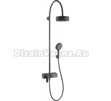 Душевая стойка Axor Citterio 39620340 шлифованный чёрный хром