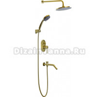 Душевой комплект Bronze de Luxe Scandi 9010BR для ванны с душем, С ВНУТРЕННЕЙ ЧАСТЬЮ