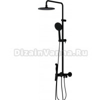 Душевая стойка Damixa Apollo DX220910300 с гигиеническим душем, черная