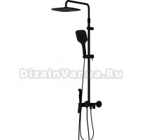 Душевая стойка Damixa Apollo DX220920300 с гигиеническим душем, черная