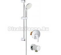 Душевой комплект Grohe Eurosmart 33556002 смеситель + душевой гарнитур + шланговое подключение