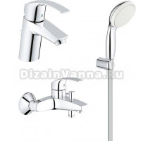 Душевой комплект Grohe Eurosmart 123582 для ванны с душем