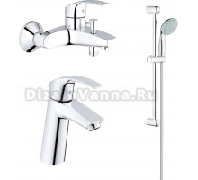 Душевой комплект Grohe Eurosmart 124458 для ванны с душем