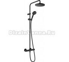 Душевая стойка Hansgrohe Vernis Blend 26276670 Showerpipe 200 1jet с термостатом, черный