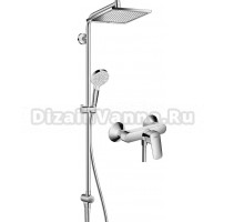 Душевой комплект Hansgrohe Logis 71600000 + 27289000