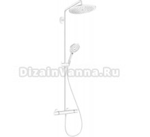 Душевая стойка Hansgrohe Croma Select S 280 1jet 26890700 с термостатом, матовый белый
