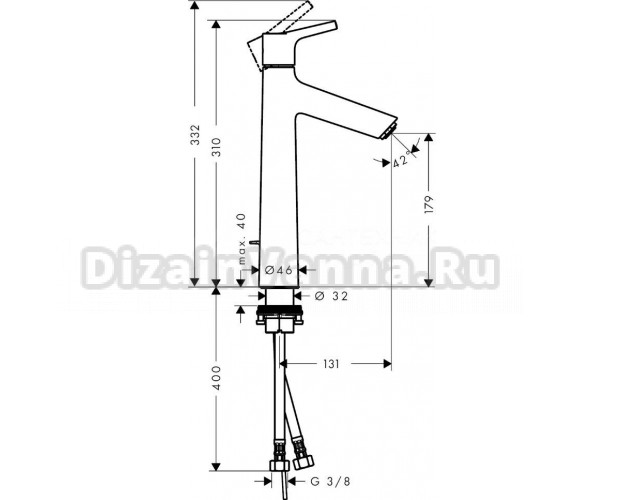 Душевой комплект Hansgrohe Talis S 72600000 + 72031000 + душевой гарнитур dizainvanna.ru