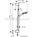 Душевой комплект Hansgrohe Talis S 72600000 + 72031000 + душевой гарнитур dizainvanna.ru