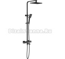 Душевая стойка Timo Tetra-Thermo SX-0169/03 с термостатом, черная
