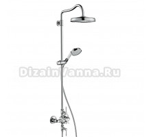 Душевая система AXOR Montreux Showerpipe 16572000, с термостатом, хром