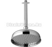 Верхний душ Cisal Shower D207 мм Easy Clean с потолочным держателем L305 мм, хром
