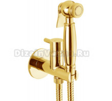 Гигиенический душ со смесителем Webert Elio EL870302010, antic, золото