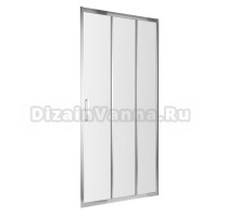 Душевая дверь Omnires Chelsea NDT12XCRTR 120 х 190 см раздвижная, 3 секции, хром