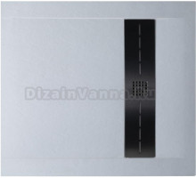 Поддон для душа Aquanet Delight 90x90 белый камень