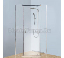 Душевой уголок Berges Wasserhaus Solo 061105 90х90, профиль хром