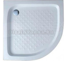 Поддон для душа Cezares Tray R550, радиальный 100, акриловый, без сифона