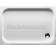 Поддон для душа Duravit D-code 120х80, с сифоном и ножками